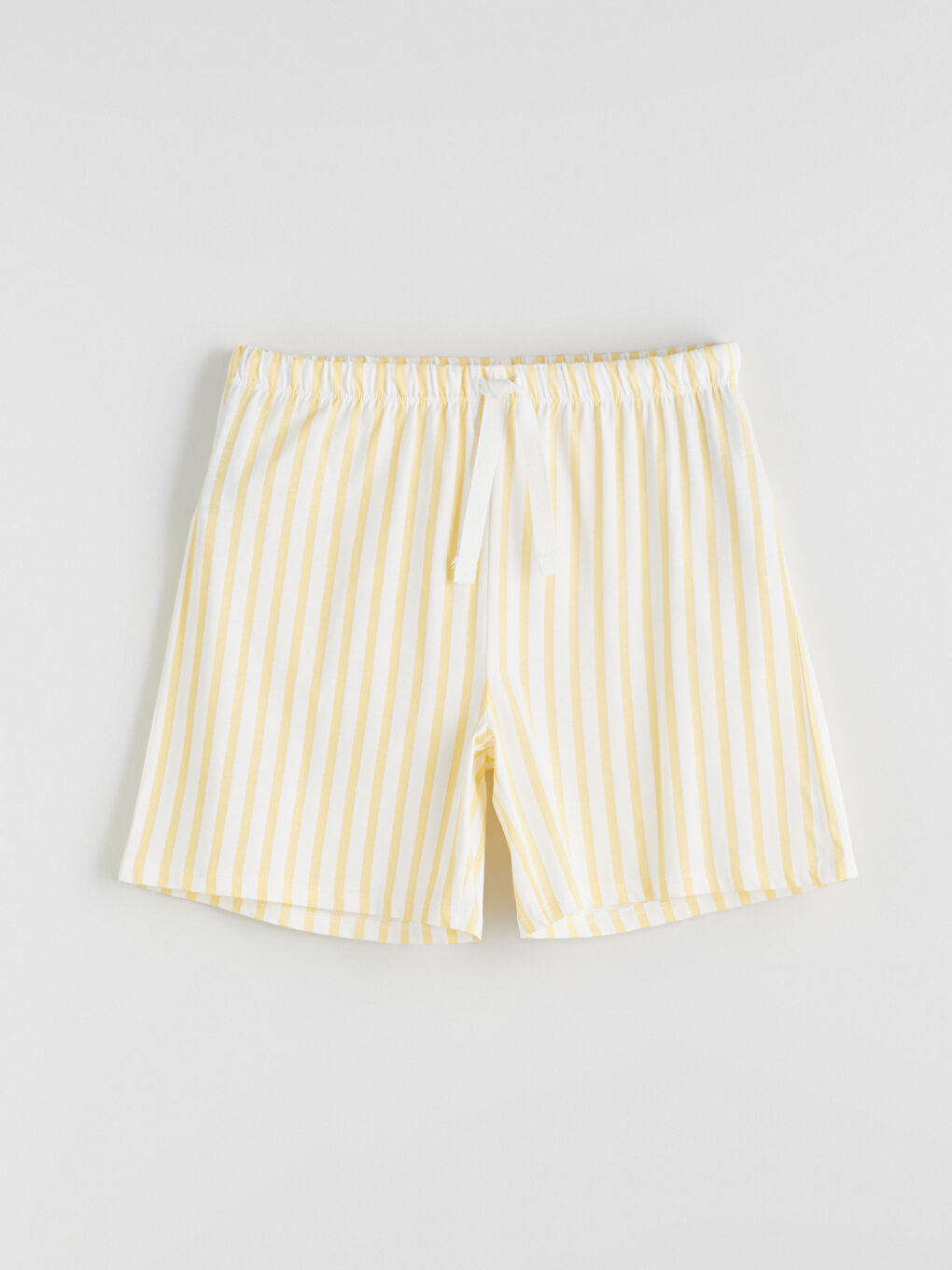 Collared Neck Striped Maternity Shorts Pyjama Set -S5I954Z8-LRA