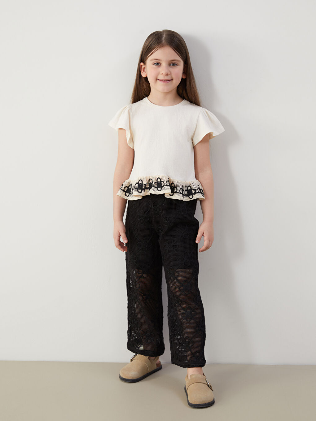Girl BLACK Trousers -S5I960Z1-CVL