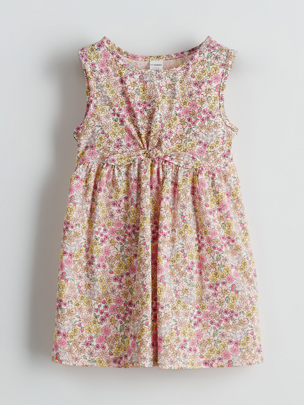 Crew Neck Floral Girls' Dress -S5I986Z1-LT4