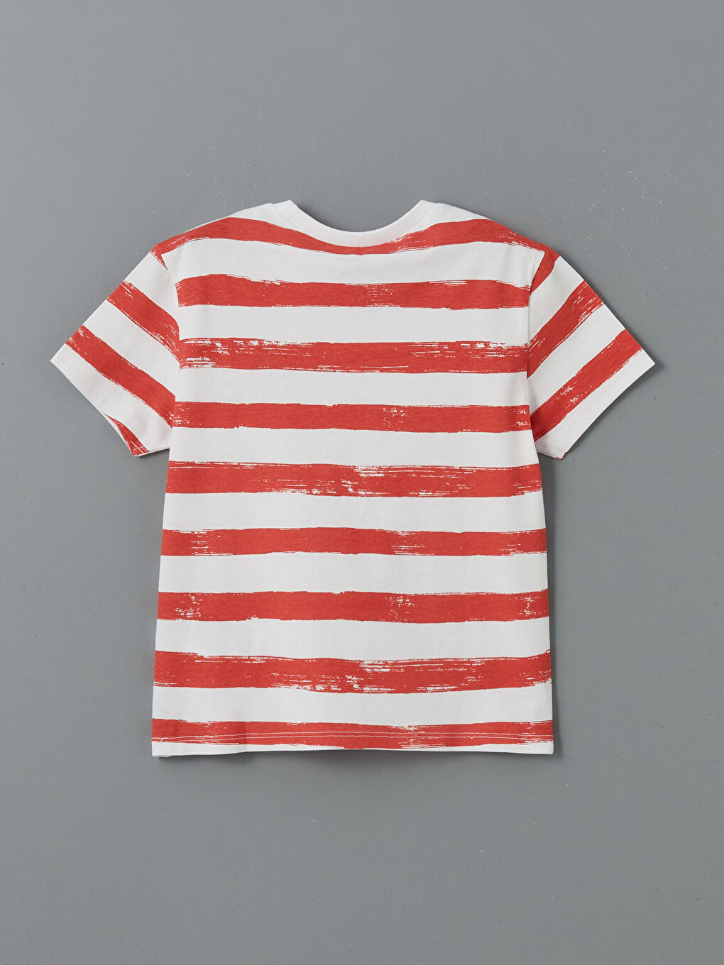 LCW Kids Crew Neck Striped Boys' T-Shirt -S5IA37Z1-LU7