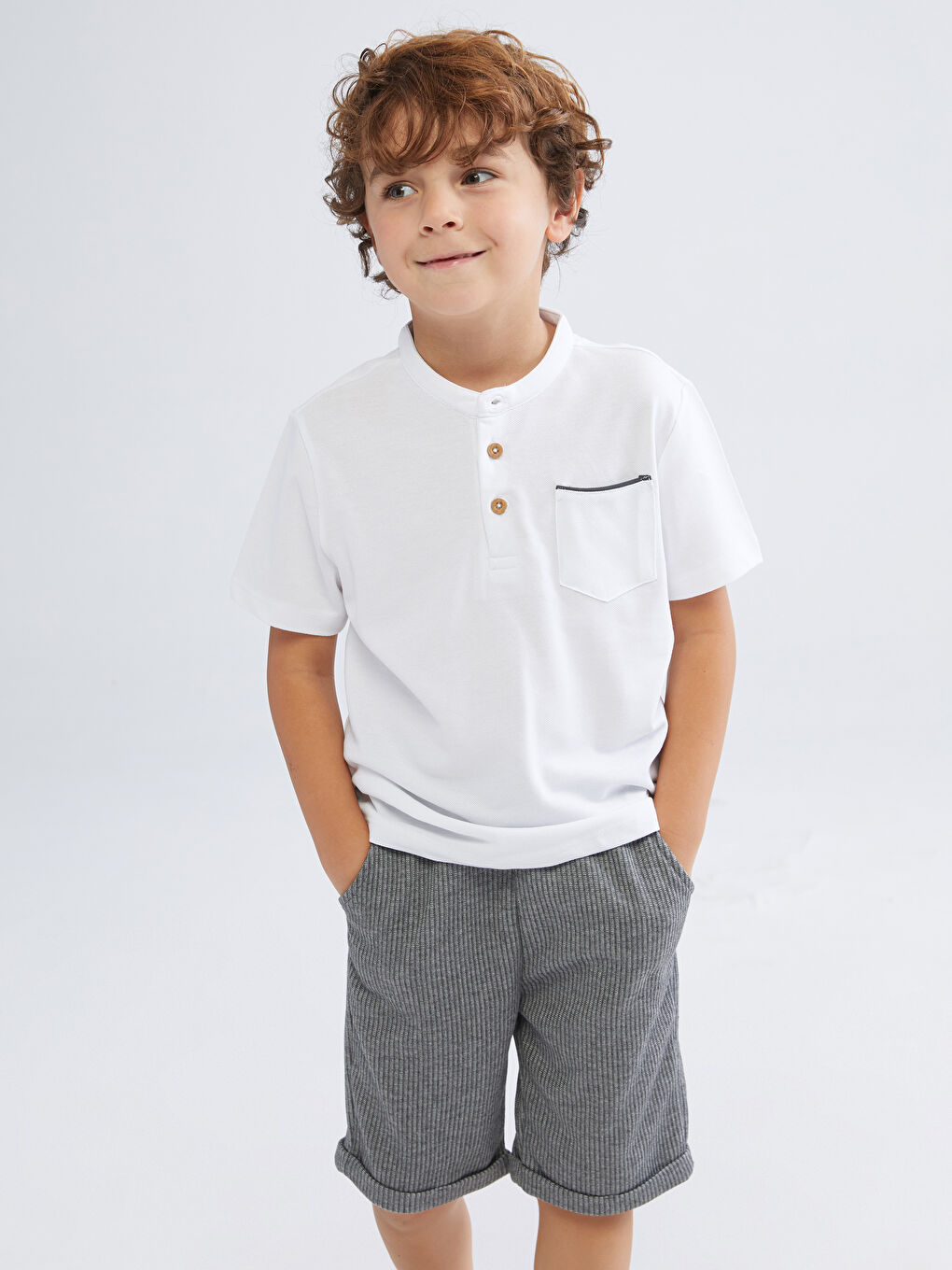 LCW Kids Pique Boys T-Shirt and Pants 2 Pack -S5IA48Z1-Q6K