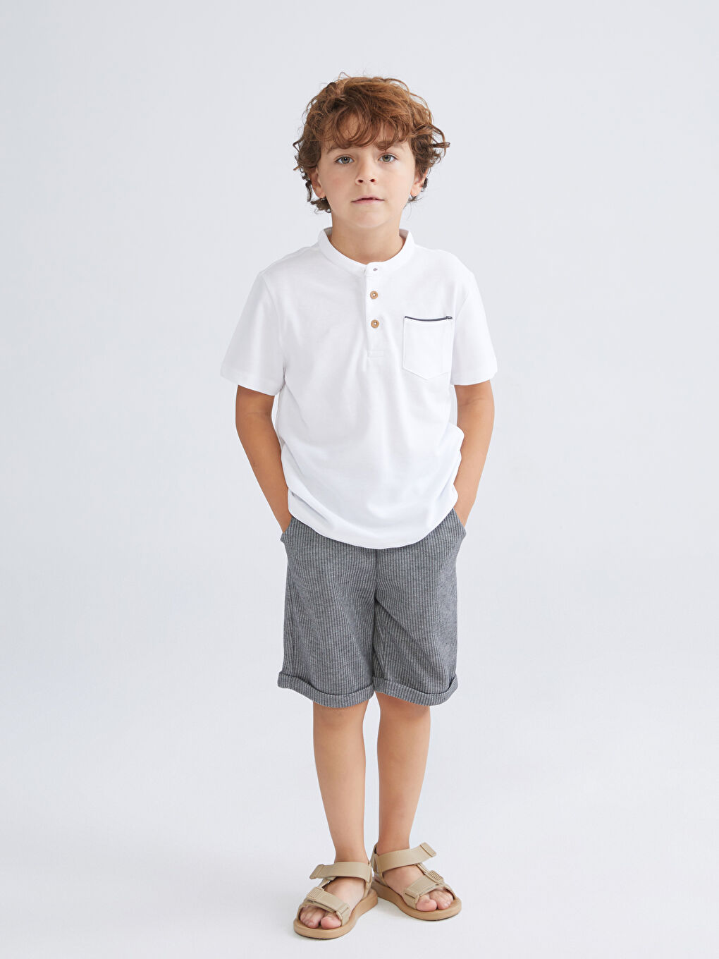 LCW Kids Pique Boys T-Shirt and Pants 2 Pack -S5IA48Z1-Q6K