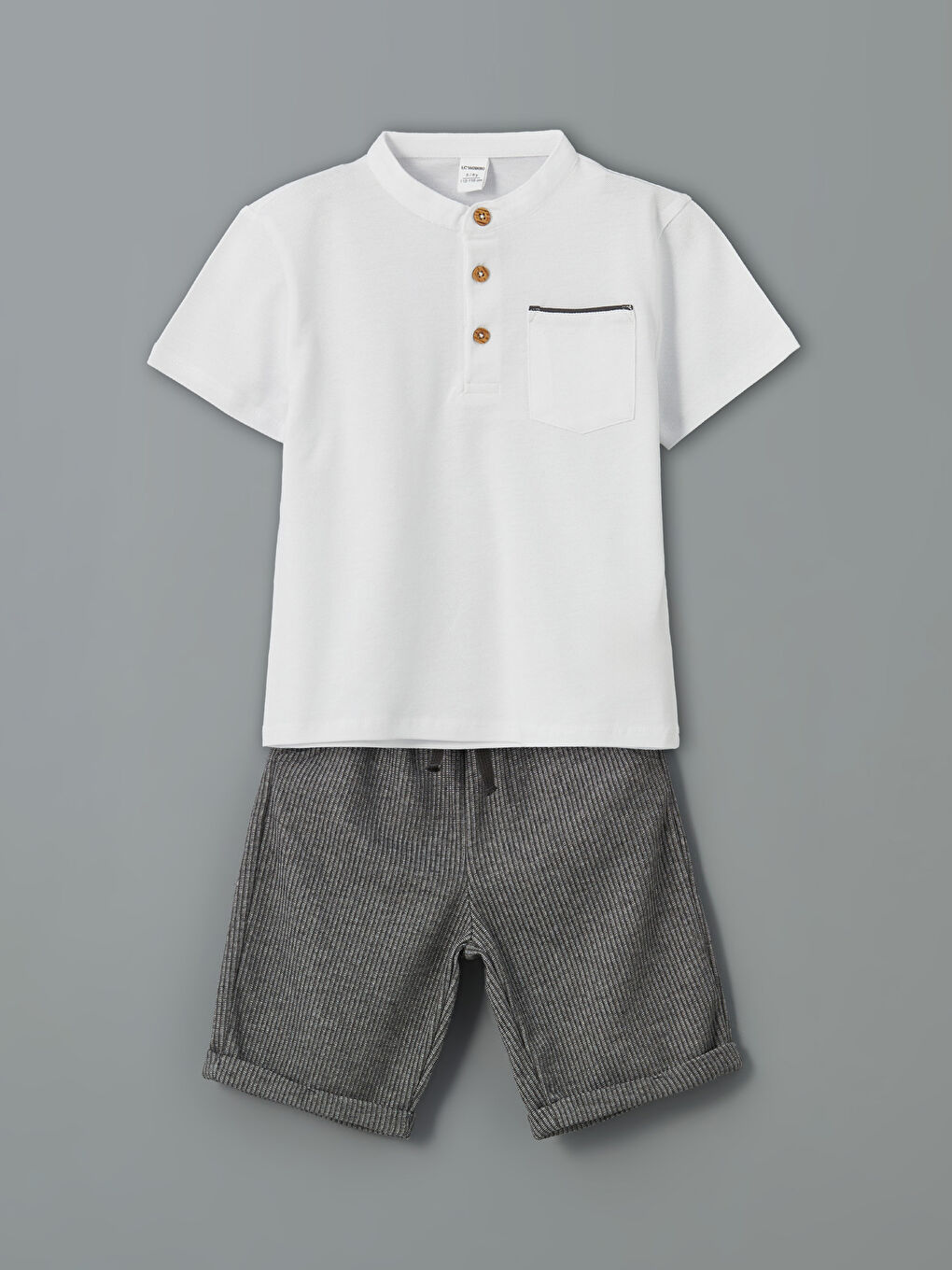 Pique Boys T-Shirt and Pants 2 Pack -S5IA48Z1-Q6K