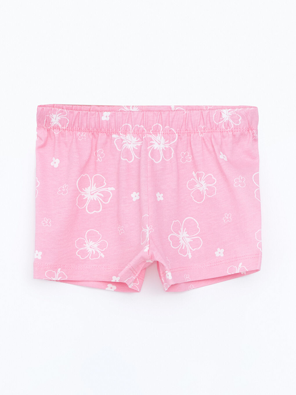 Crew Neck Printed Girls' T-Shirt And Shorts Set (2 Pieces) -S5IA90Z1-LT9