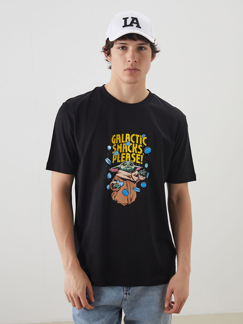 XSIDE Crew Neck Star Wars Printed Jersey Men's T-Shirt -S5IB21Z8-CVL
