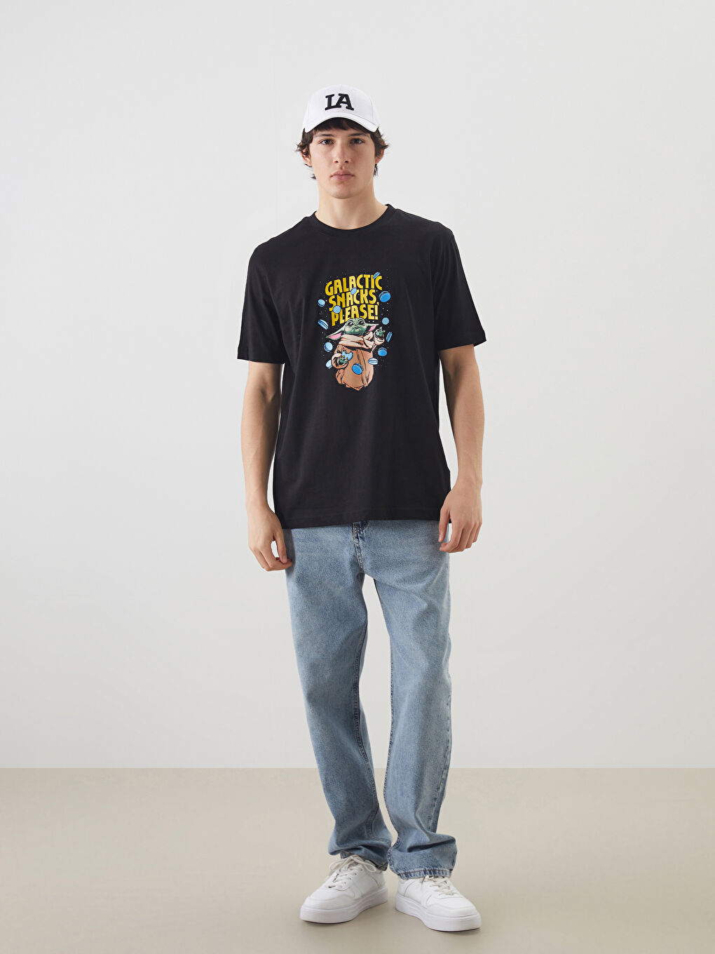 XSIDE Crew Neck Star Wars Printed Jersey Men's T-Shirt -S5IB21Z8-CVL