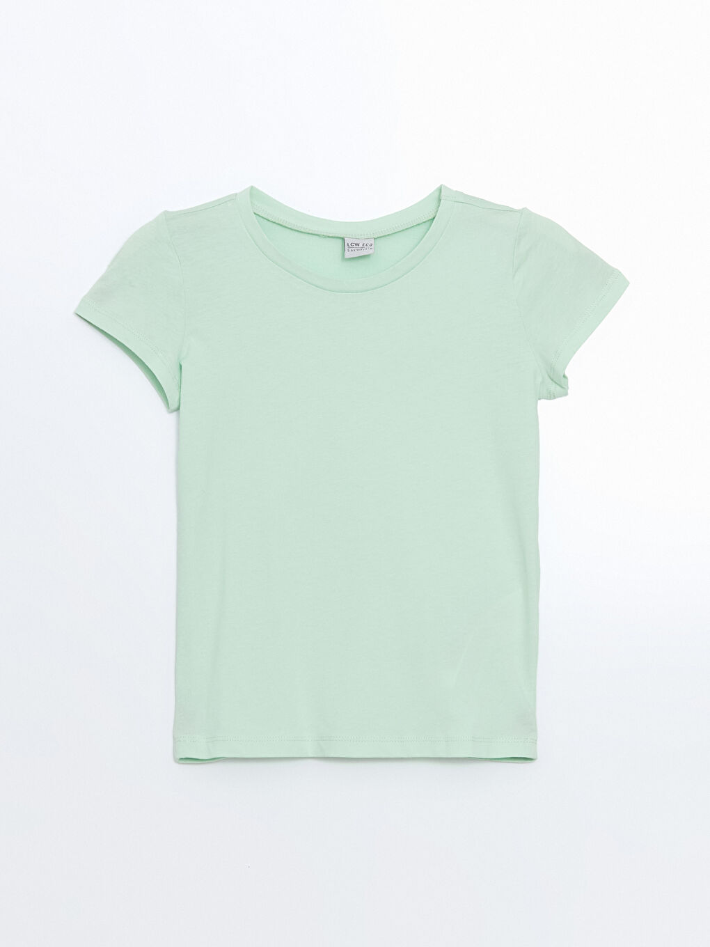 Crew Neck Girl's T-Shirt -S5IB37Z4-FWQ