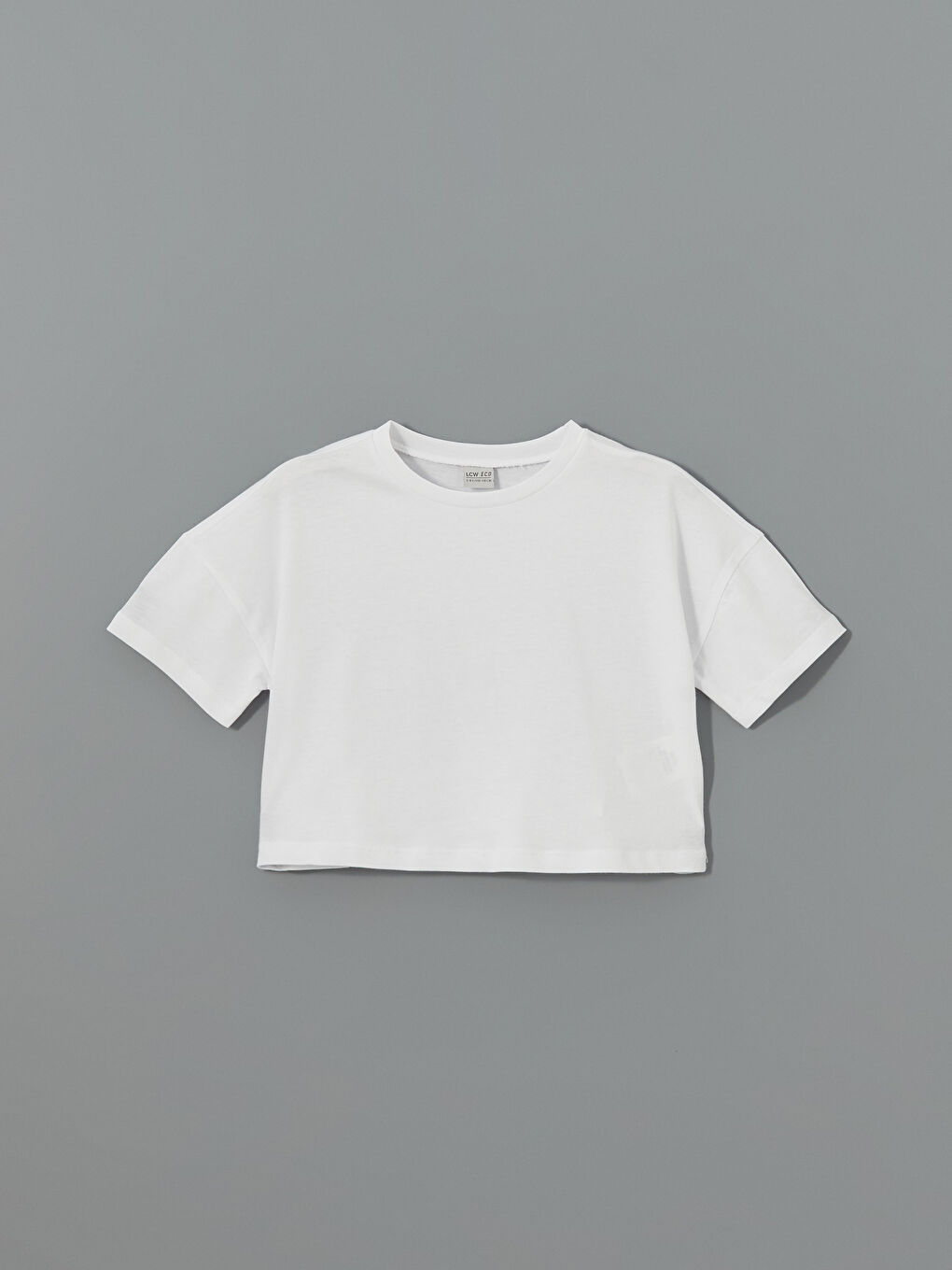 Crew Neck Girl's T-Shirt -S5IB39Z4-J5E