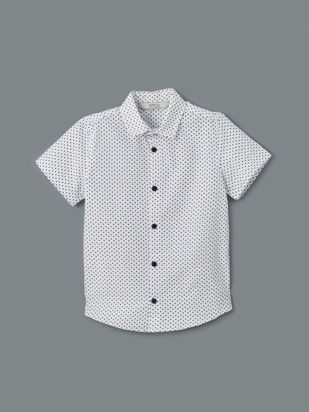 Polka-Dot Printed Boy'S Shirt -S5ID11Z4-LU7
