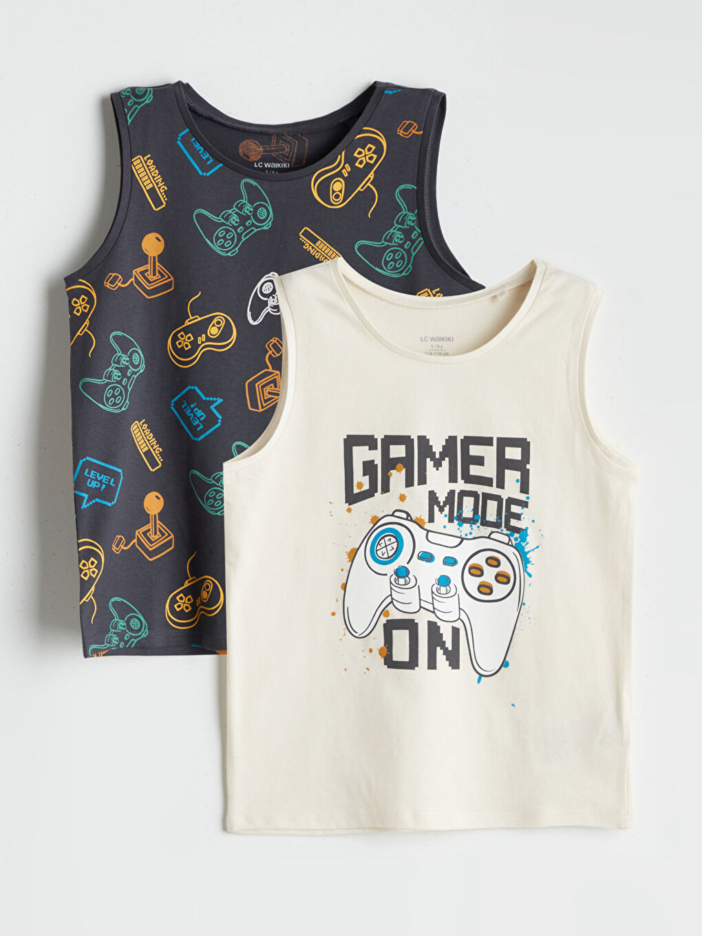 LCW Kids Printed Boys' Tank Top 2 Pack -S5ID27Z1-QVK