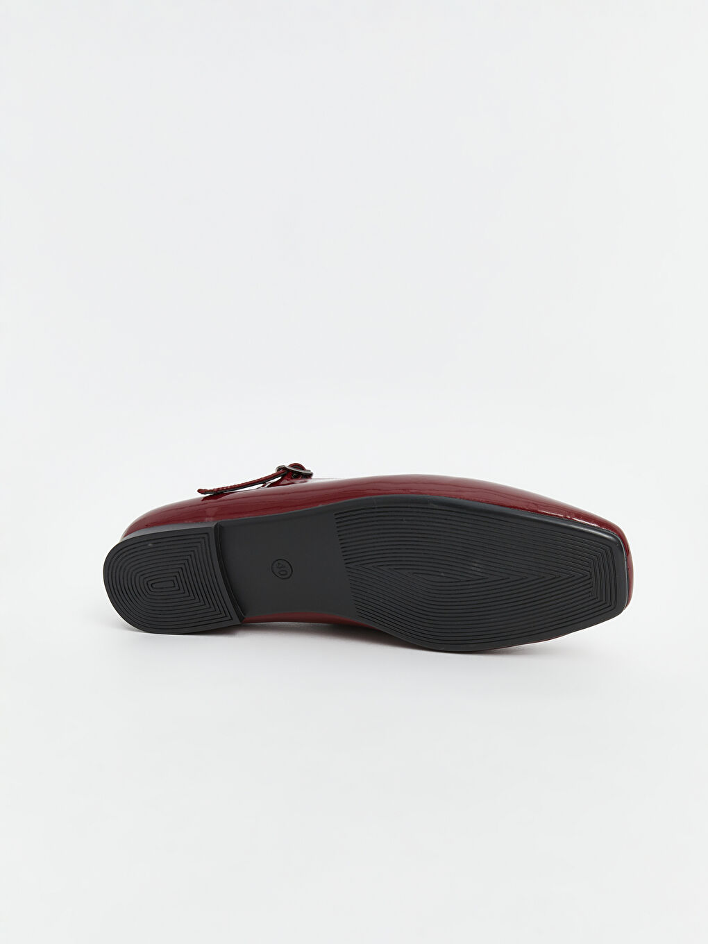 Bordo Kare Burun Kadın Babet-3