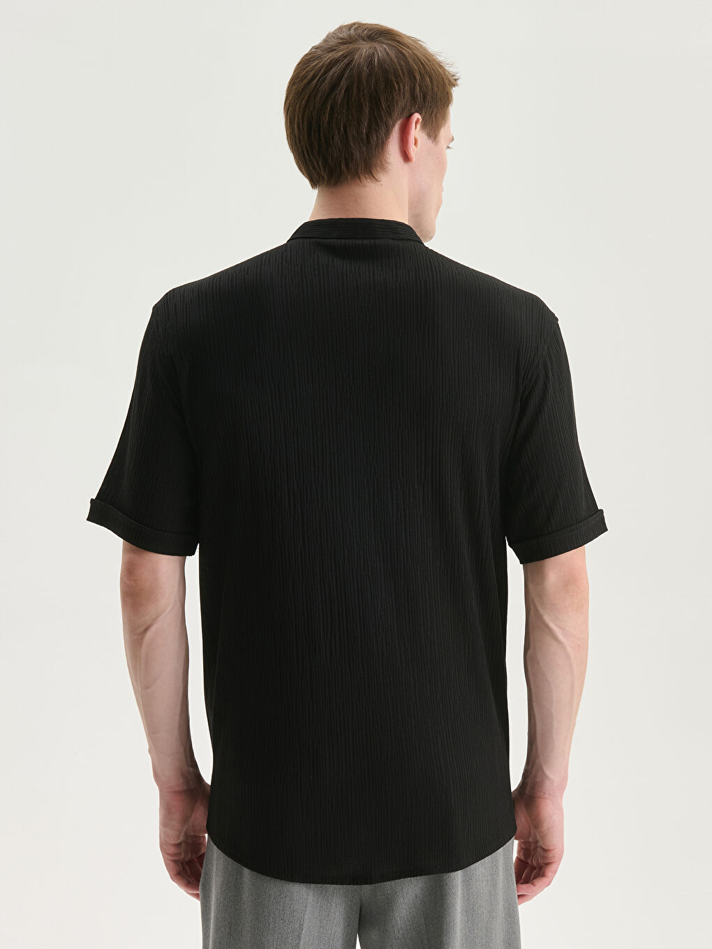 Regular Fit Short Sleeve Men's Shirt-6