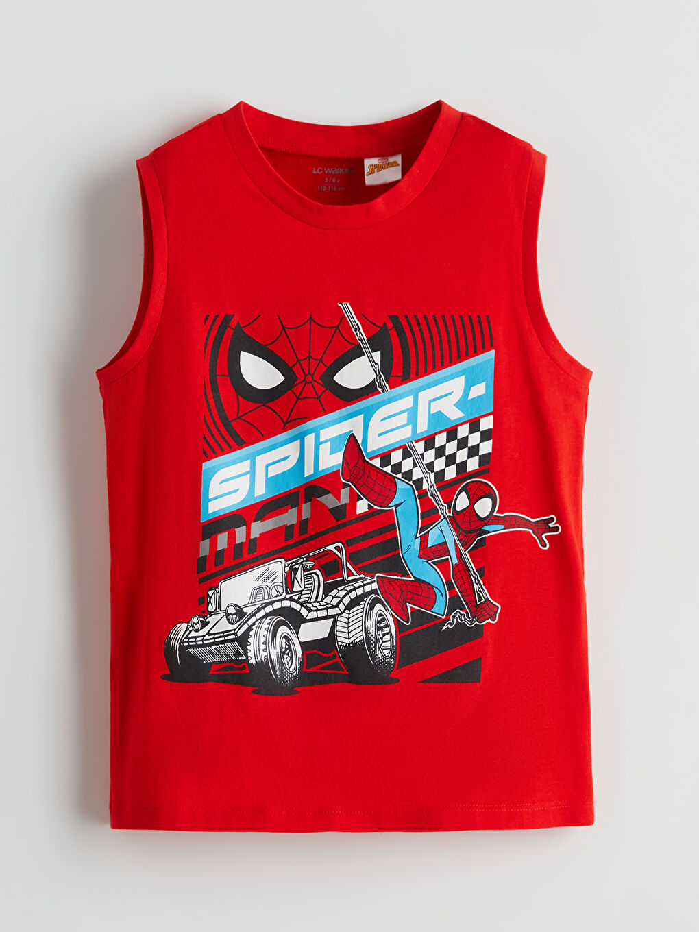 LC Waikiki Okrugli izrez Spider-Man štampana majica bez rukava za dečake -S5ID46Z1-HBH