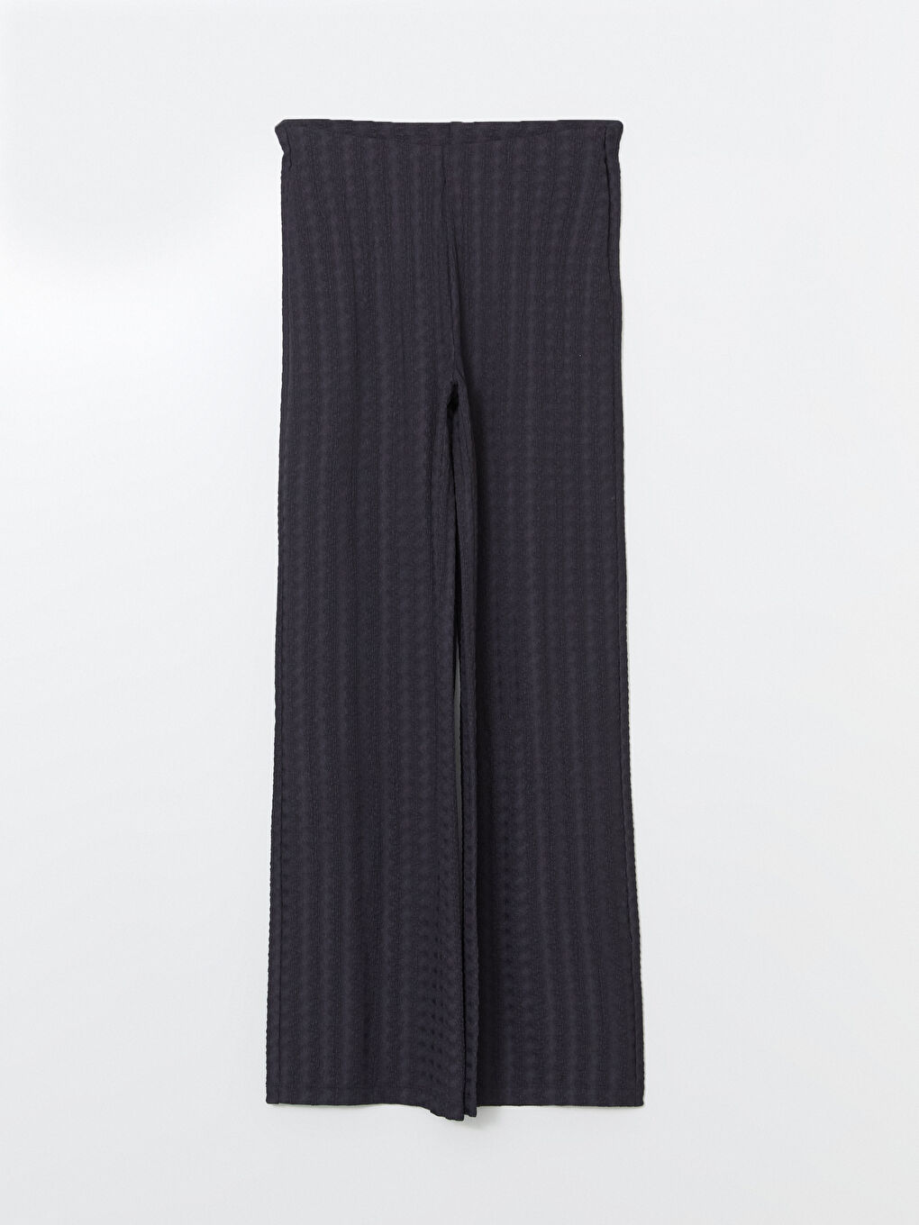 LC Waikiki Elasticated Waist Textured Women's Trousers -S5ID63Z8-HGV