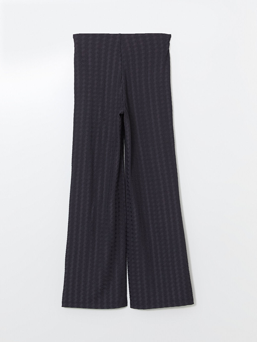 LC Waikiki Elasticated Waist Textured Women's Trousers -S5ID63Z8-HGV