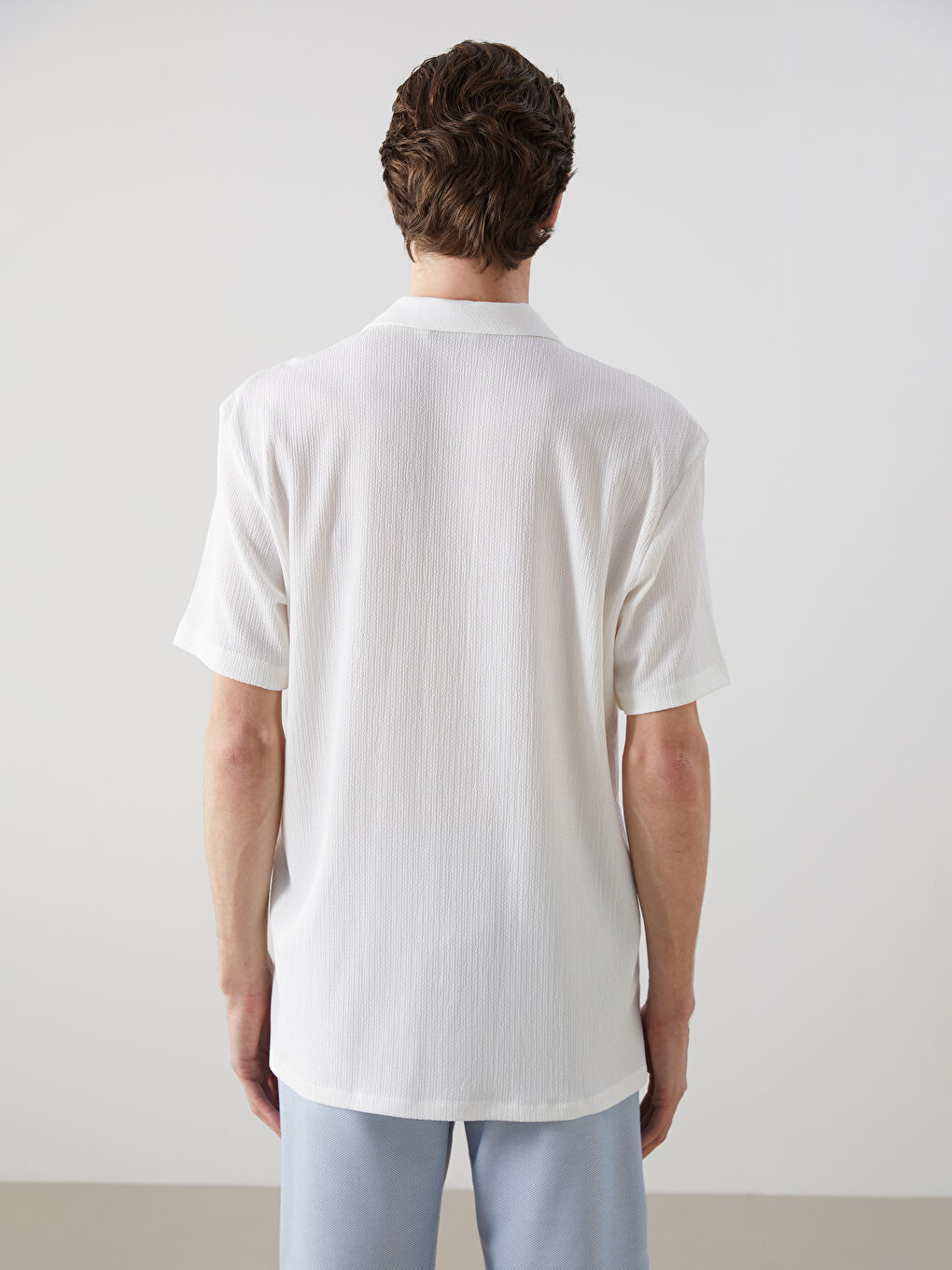 Regular Fit Short Sleeve Men's Shirt-3