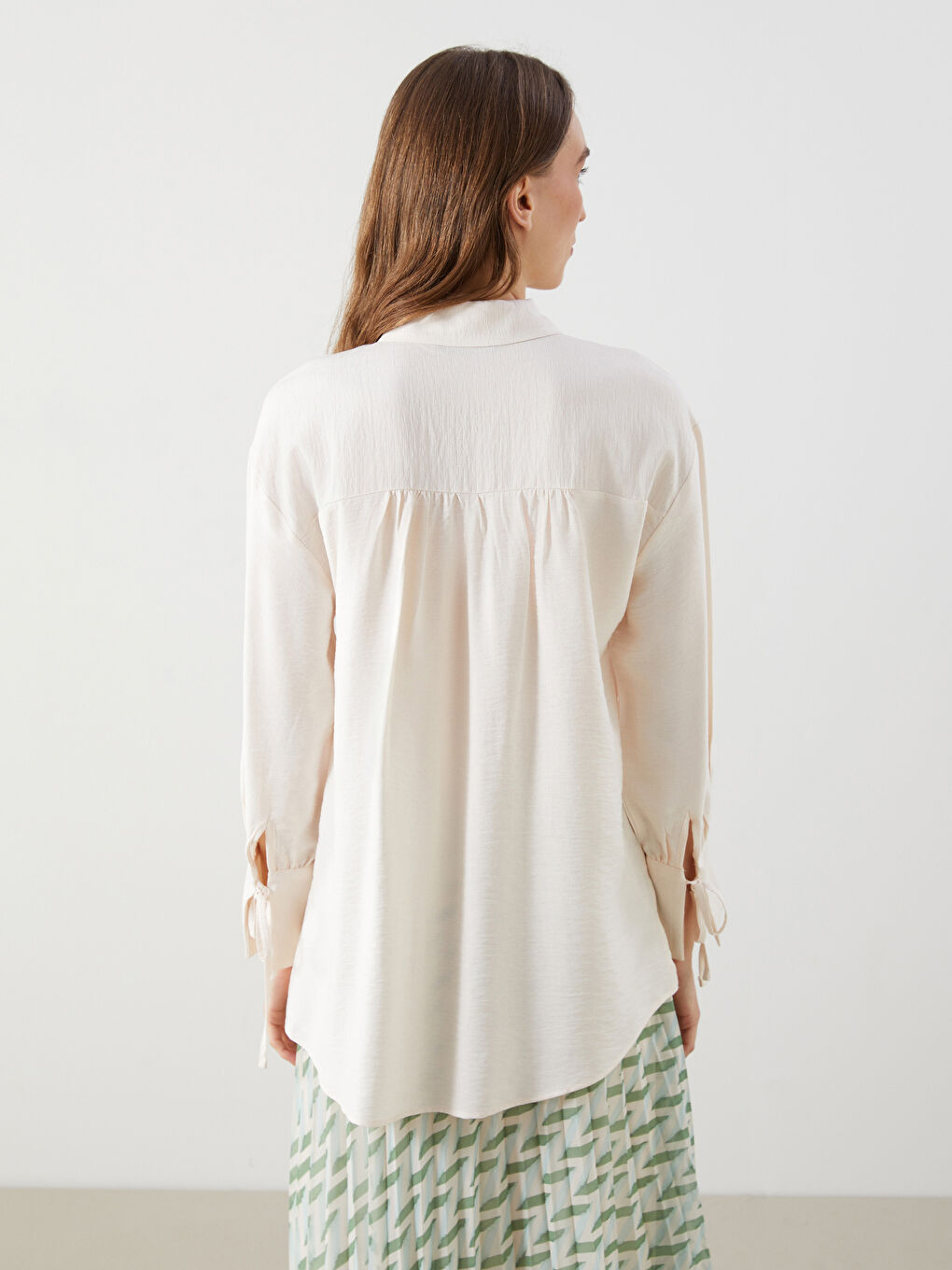 LCW Modest Oversize Women's Shirt Tunic -S5IE05Z8-EEW