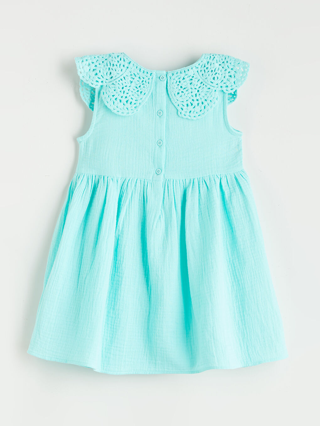 LCW Kids Girl TURQUOISE Dress -S5IE09Z1-FZU