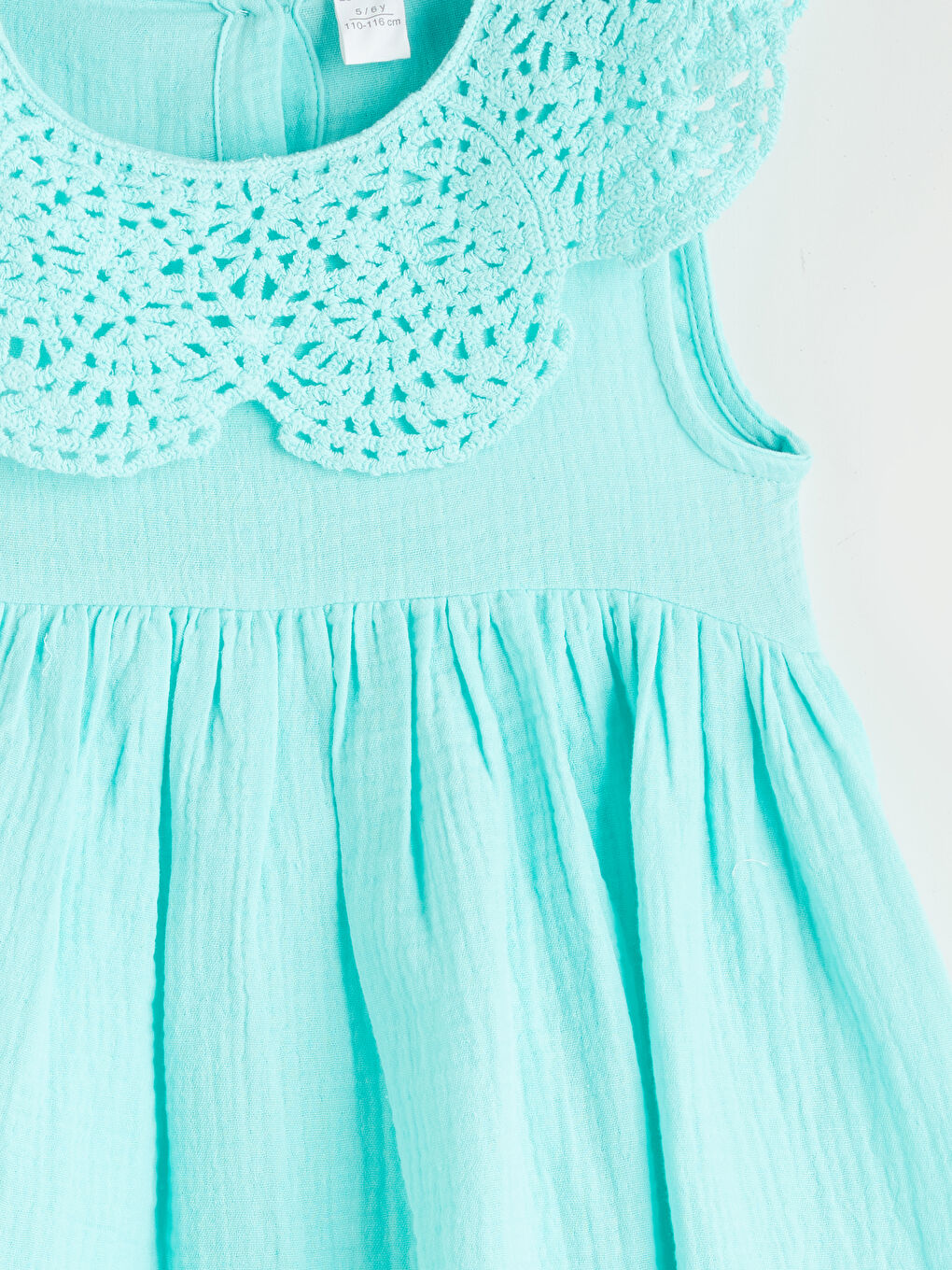 LCW Kids Girl TURQUOISE Dress -S5IE09Z1-FZU
