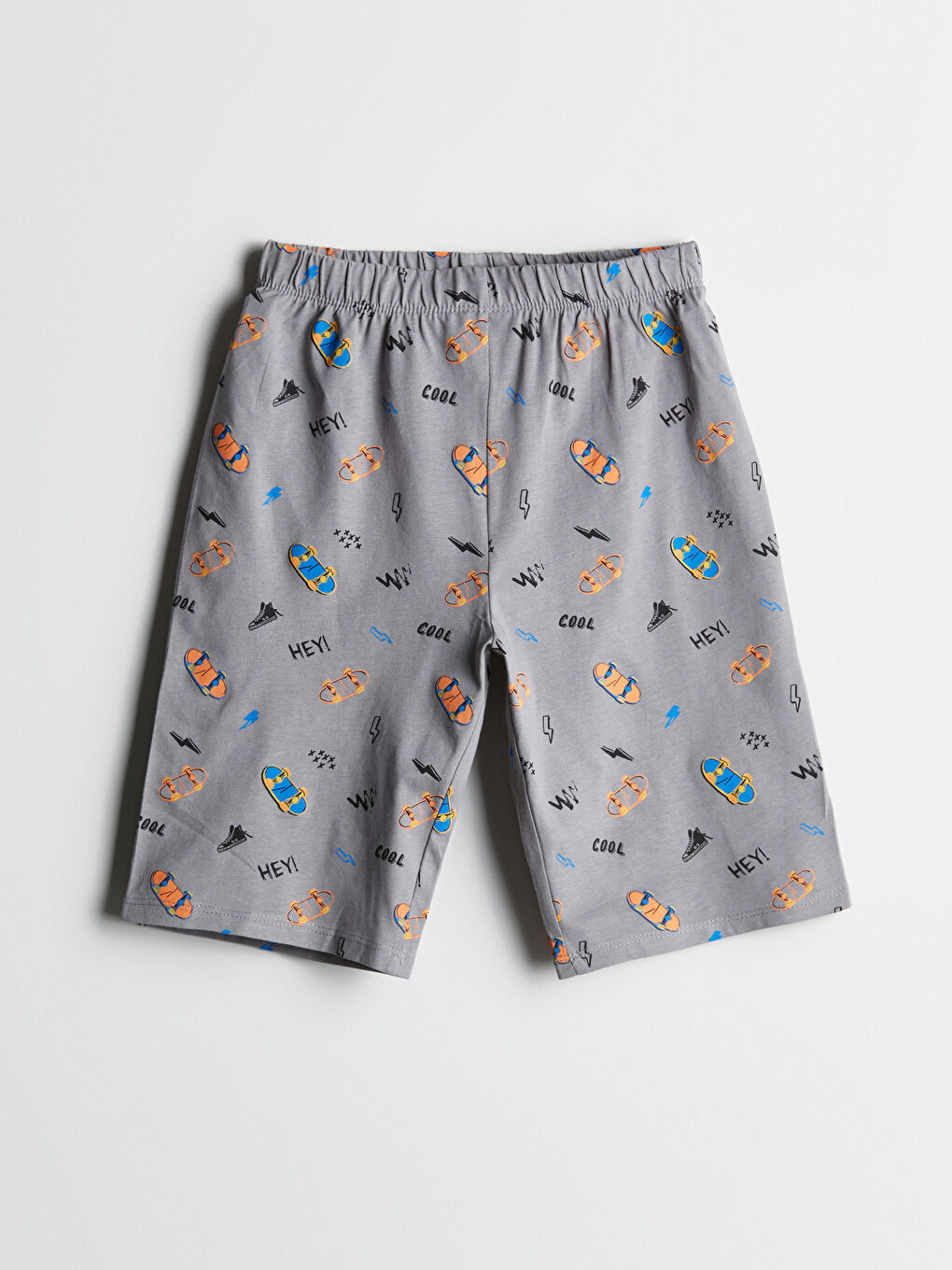 Crew Neck Boy's Pajama Set with Shorts -S5IE42Z4-LRW