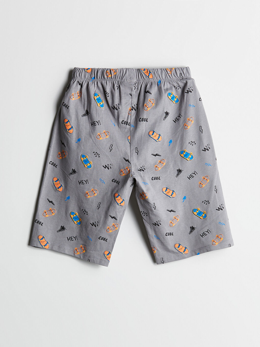 Crew Neck Boy's Pajama Set with Shorts -S5IE42Z4-LRW
