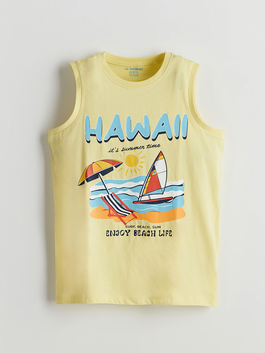 Yeşil Bisiklet Yaka Erkek Çocuk Pijama Üst