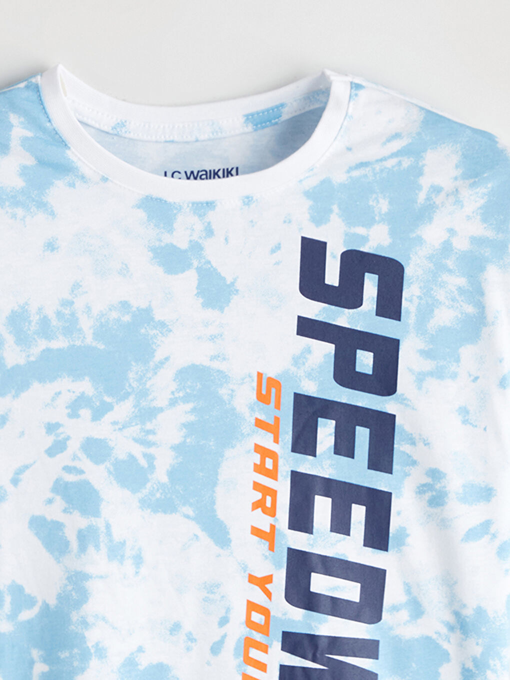 Ensemble Pyjama Court pour Garçons à Col Rond-1