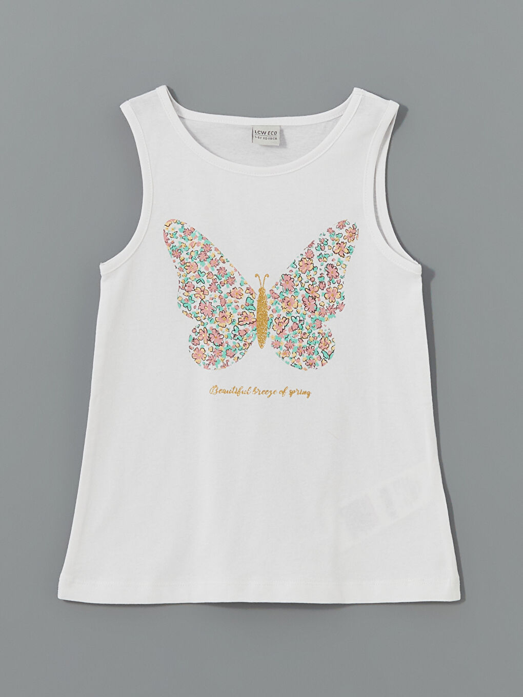 Crew Neck Girls' Tank Top and Shorts -S5IF02Z4-FGD