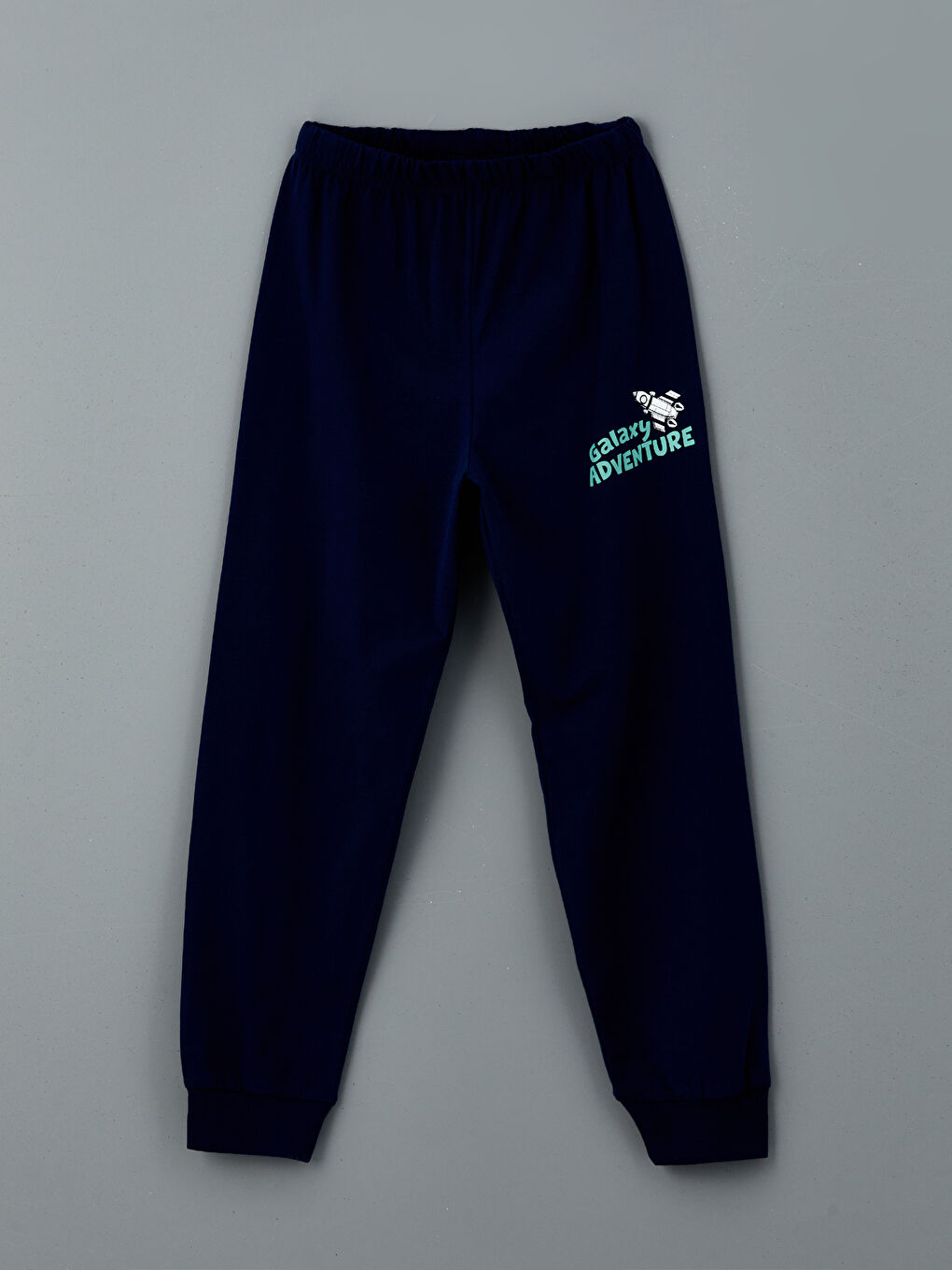 Lacivert Beli Lastikli Erkek Çocuk Pijama Alt