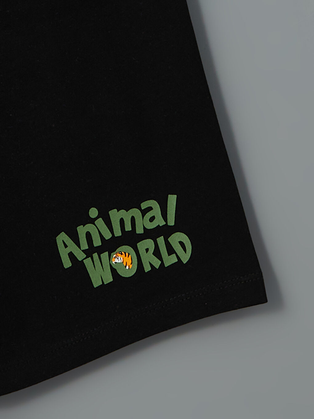 LCW Kids Siyah Beli Lastikli Erkek Çocuk Pijama Şort - 1