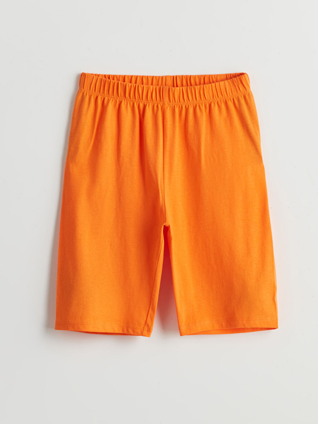 Turuncu Beli Lastikli Erkek Çocuk Pijama Şort