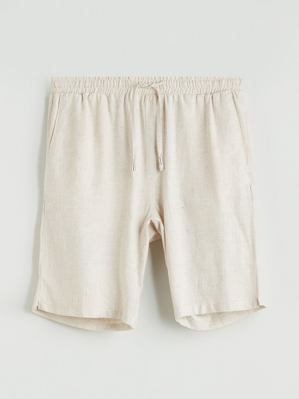 LCW Vision Standard Fit Linen Blend Men's Shorts -S5IF99Z8-RW0