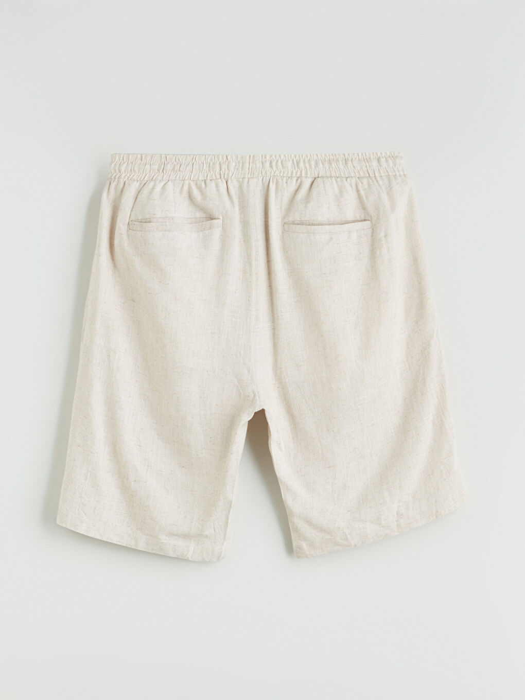 LCW Vision Standard Fit Linen Blend Men's Shorts -S5IF99Z8-RW0