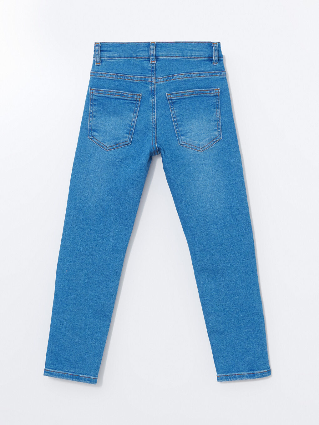 İndigo Beli Ayarlanabilir Lastikli Erkek Çocuk Jean Pantolon-2