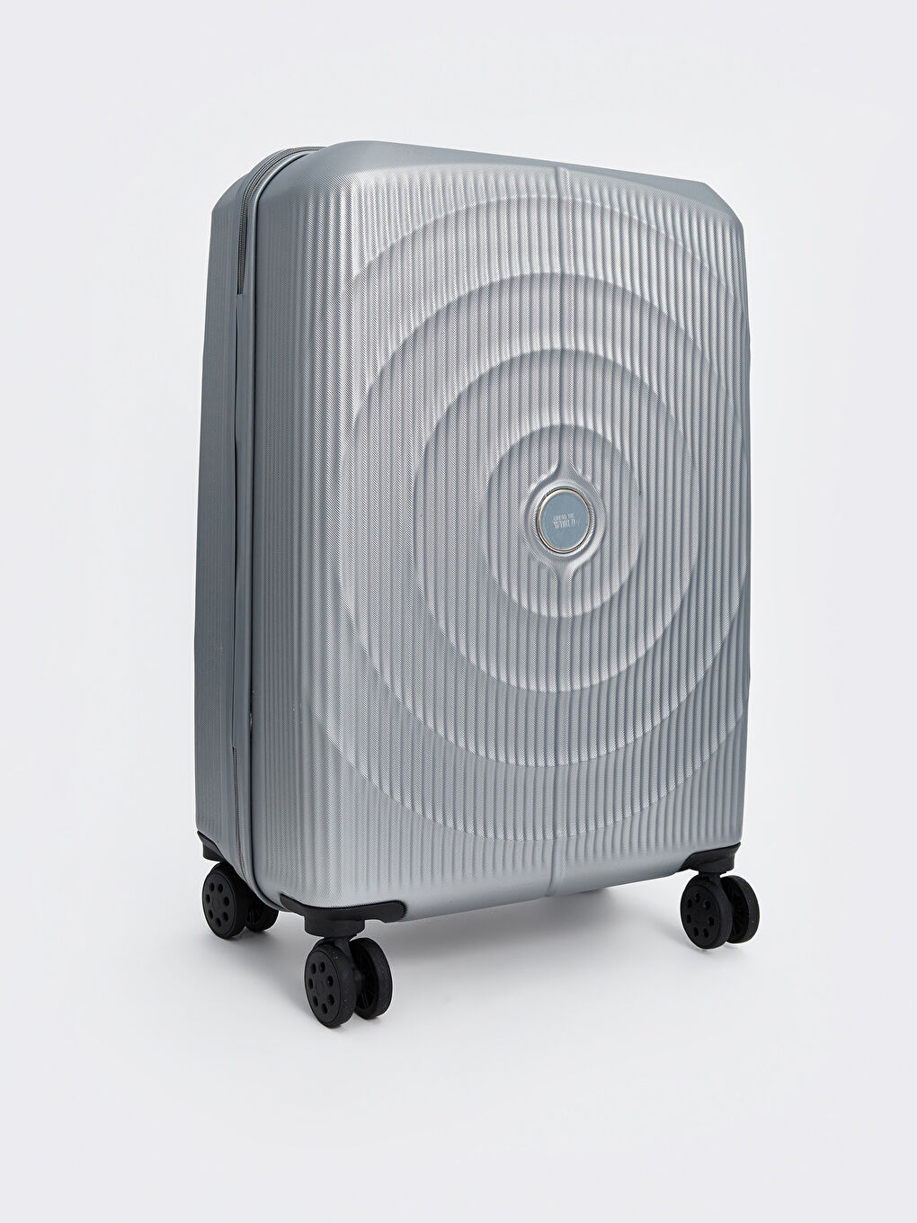 Gri Kilit Detaylı Orta Boy Valiz