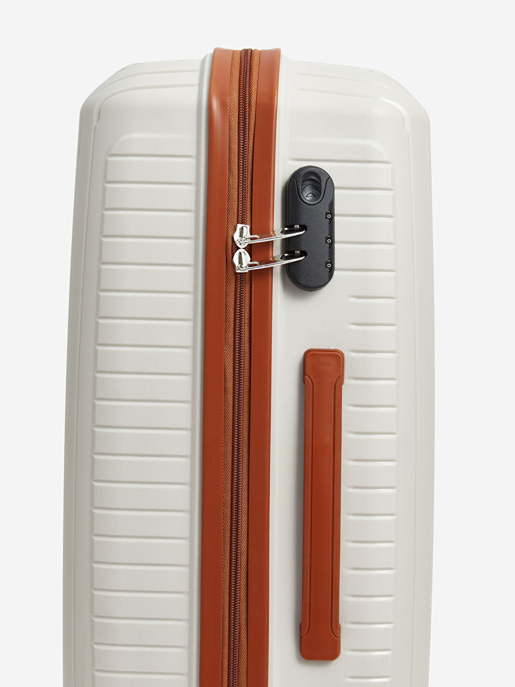 LCW ACCESSORIES Kahverengi Kilit Detaylı Orta Boy Valiz - 3