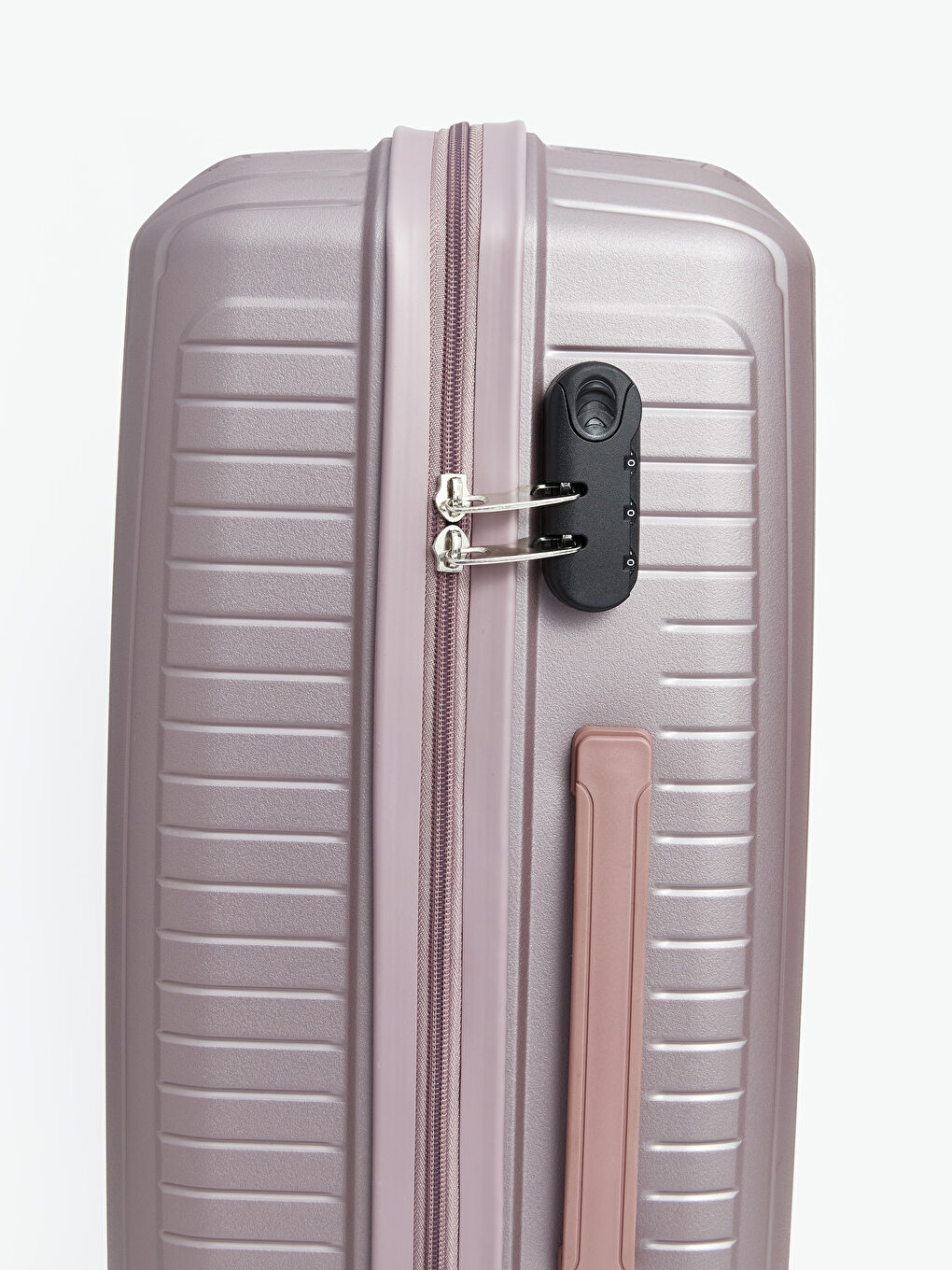 Pembe Kilit Detaylı Büyük Boy Valiz-2