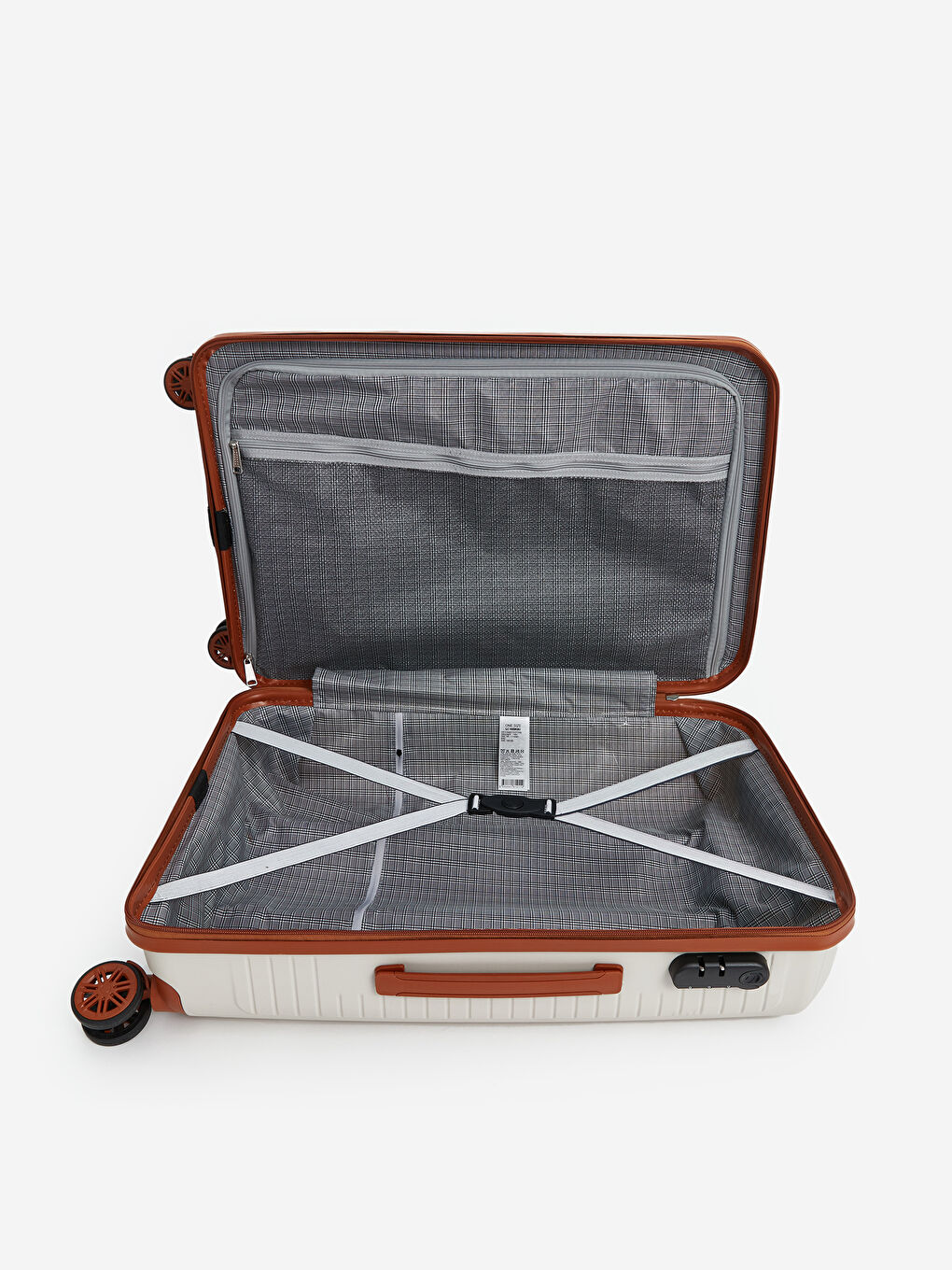 LCW ACCESSORIES Kahverengi Kilit Detaylı Büyük Boy Valiz - 2