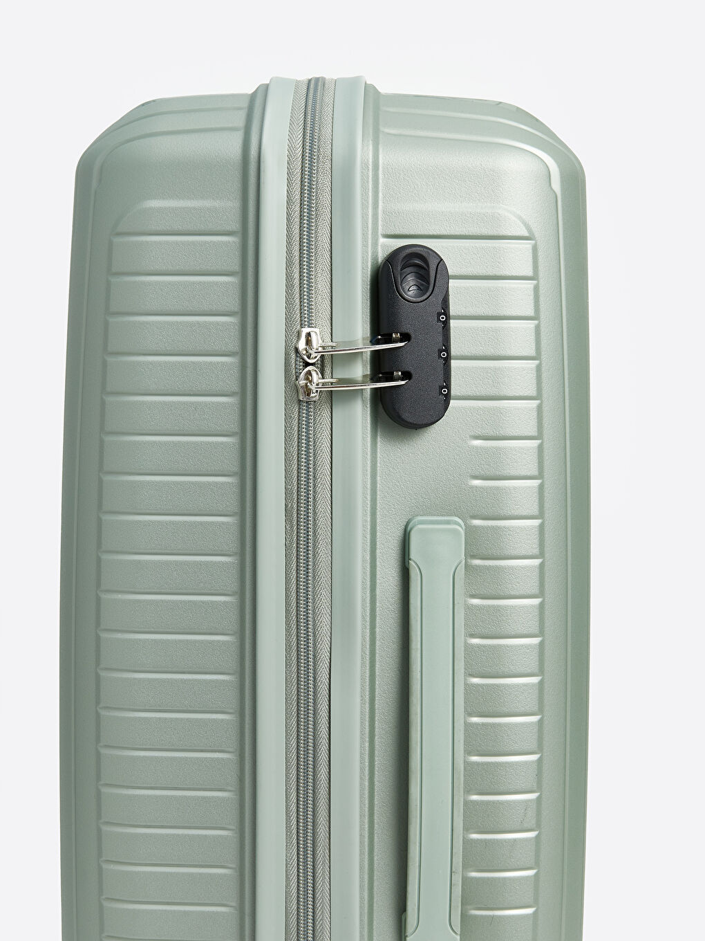 Yeşil Kilit Detaylı Büyük Boy Valiz-2