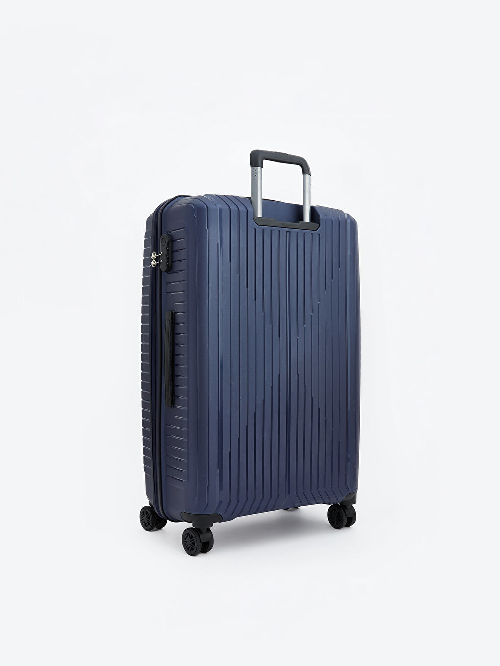 Lacivert Kilit Detaylı Büyük Boy Valiz-2