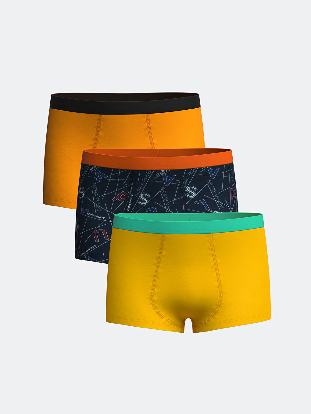 Karışık Erkek Çocuk Boxer 3'lü