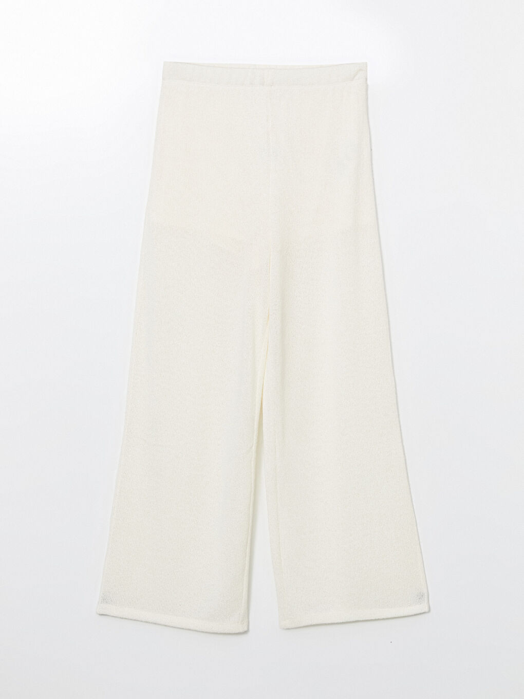 LCW Vision Elastic Waist Wide Leg Women's Trousers -S5IG92Z8-FDH
