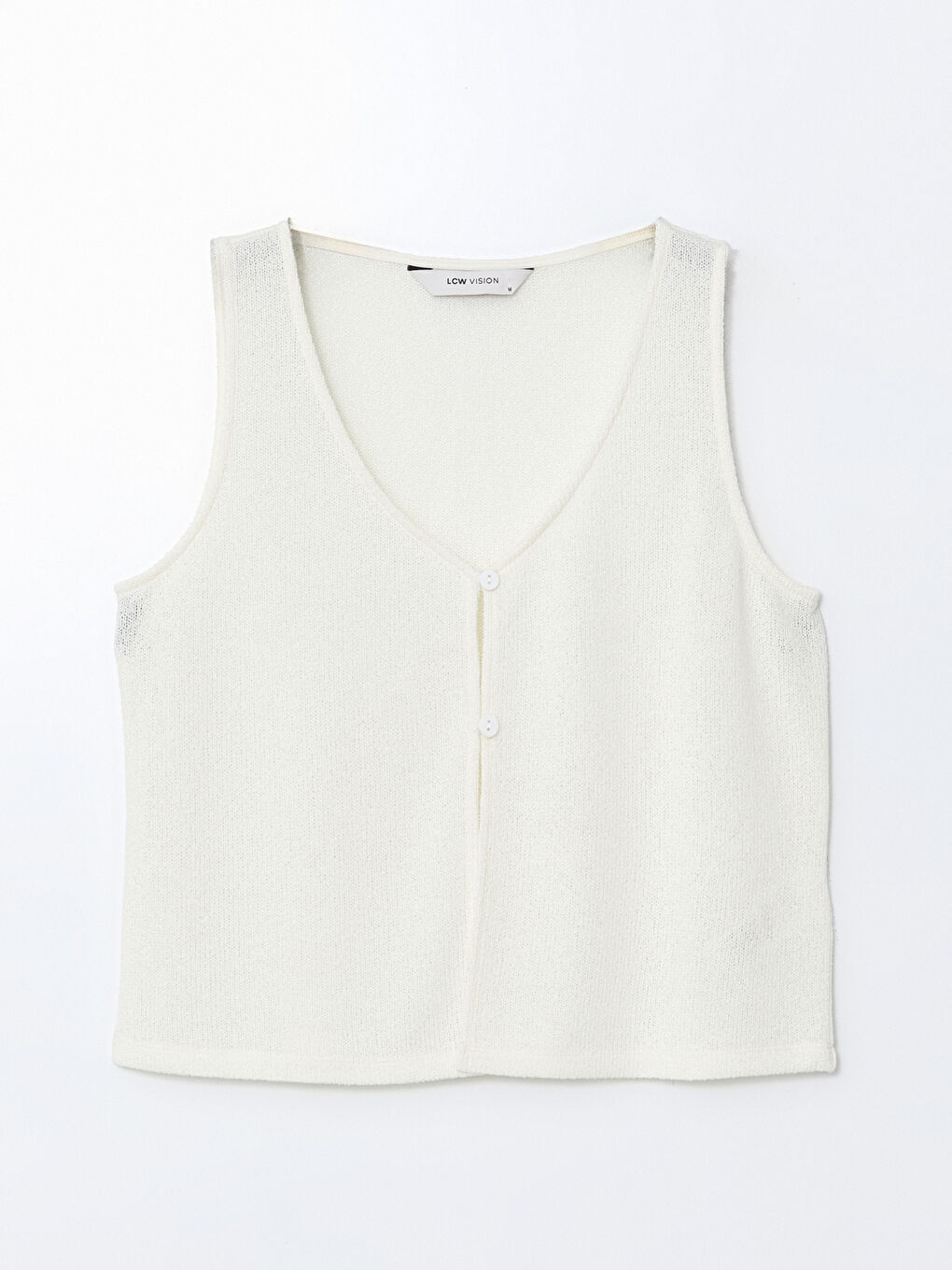 LCW Vision V-Neck Women's Waistcoat -S5IG96Z8-FDH
