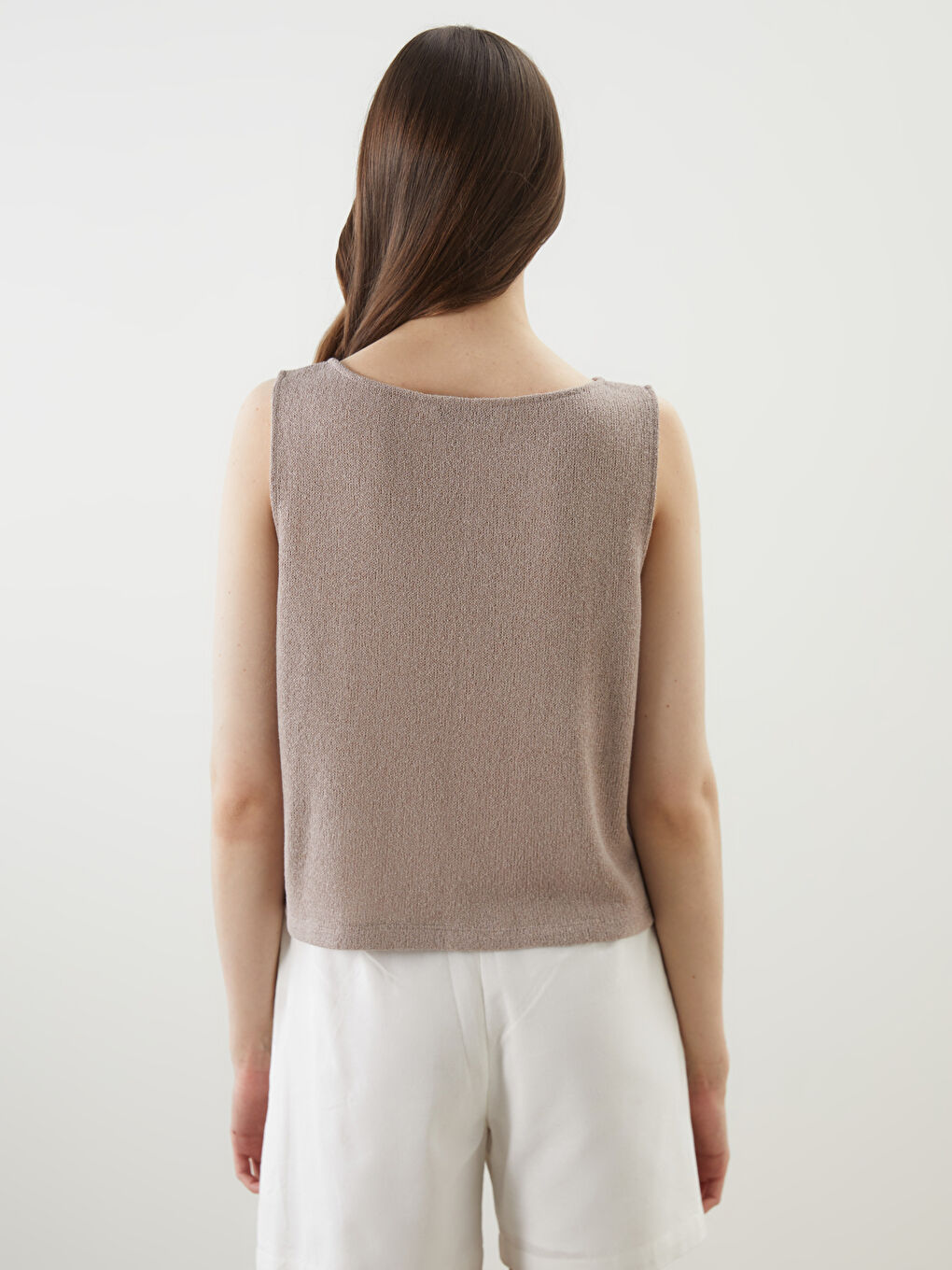 LCW Vision V-Neck Women's Waistcoat -S5IG96Z8-GE8