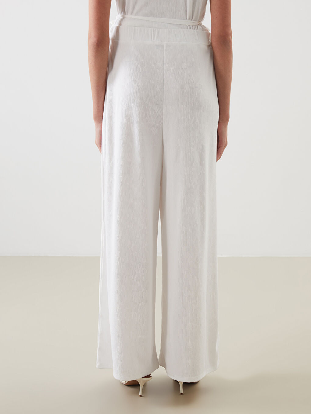 LCW Vision Pantalone od palačinke sa elastičnim strukom za žene -S5IH04Z8-R9J