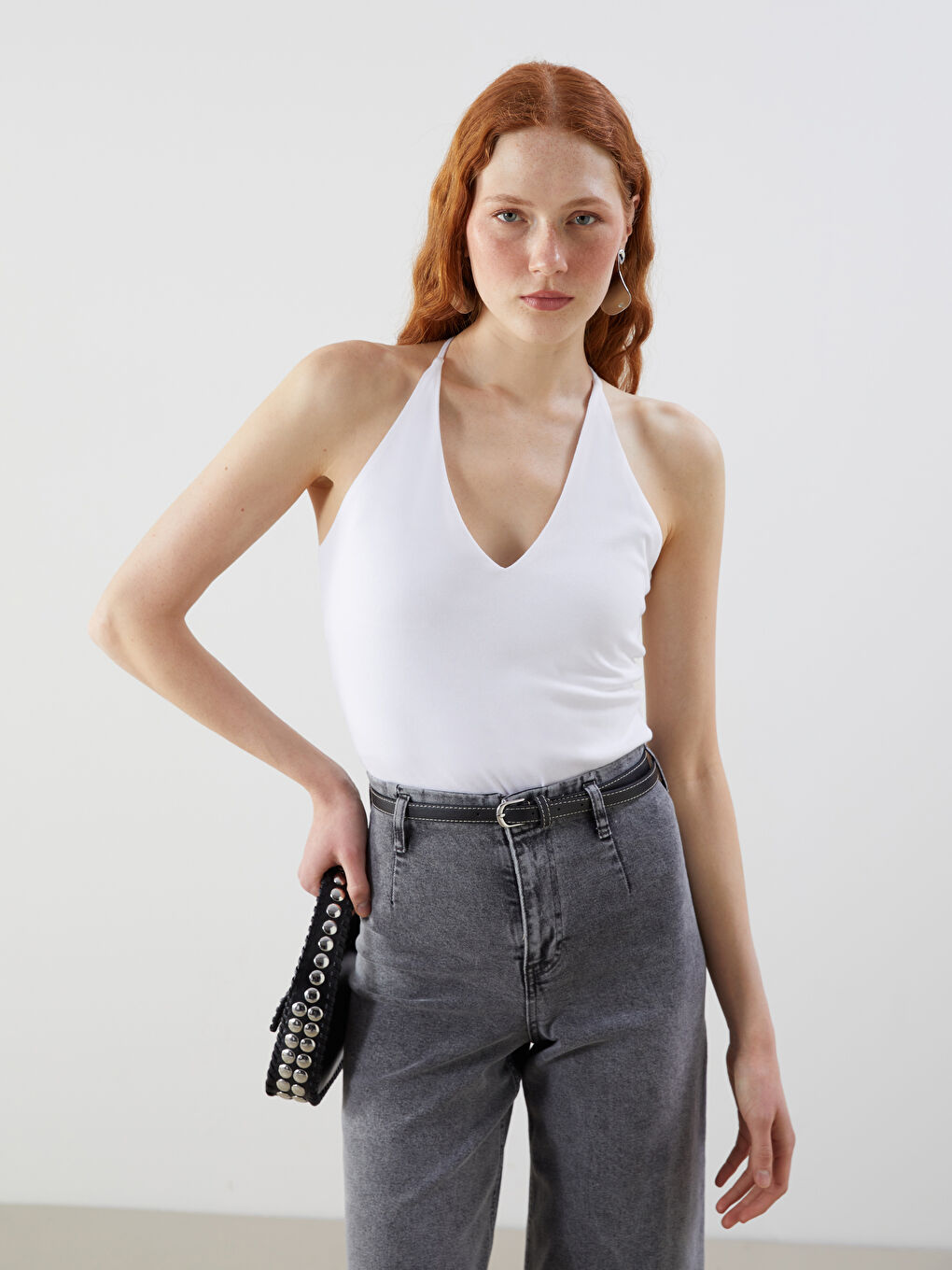LCW Vision Woman WHITE Crop Top -S5IH10Z8-Q6K
