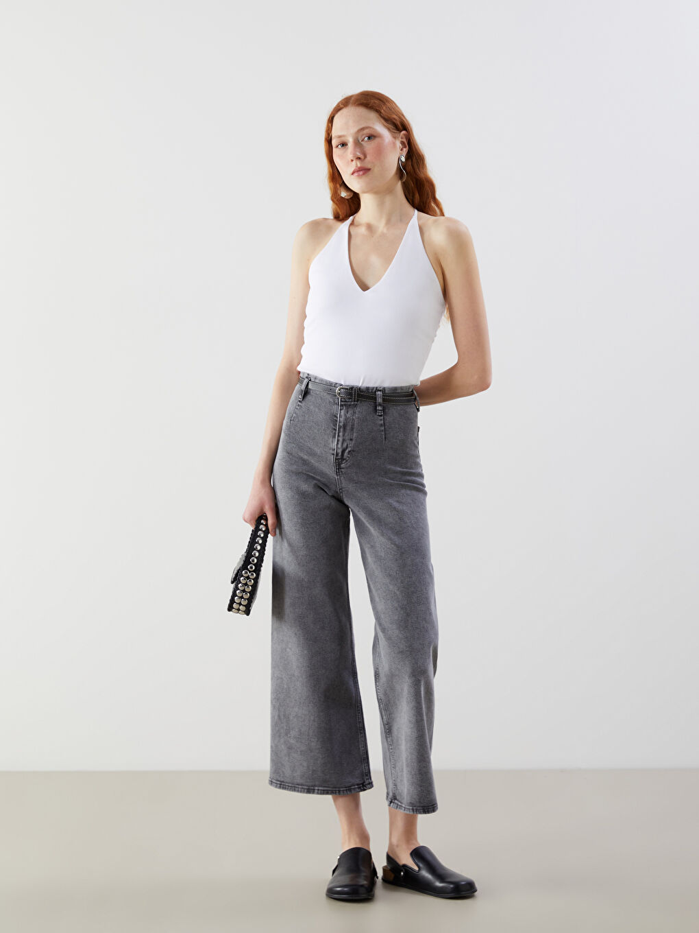 LCW Vision Woman WHITE Crop Top -S5IH10Z8-Q6K