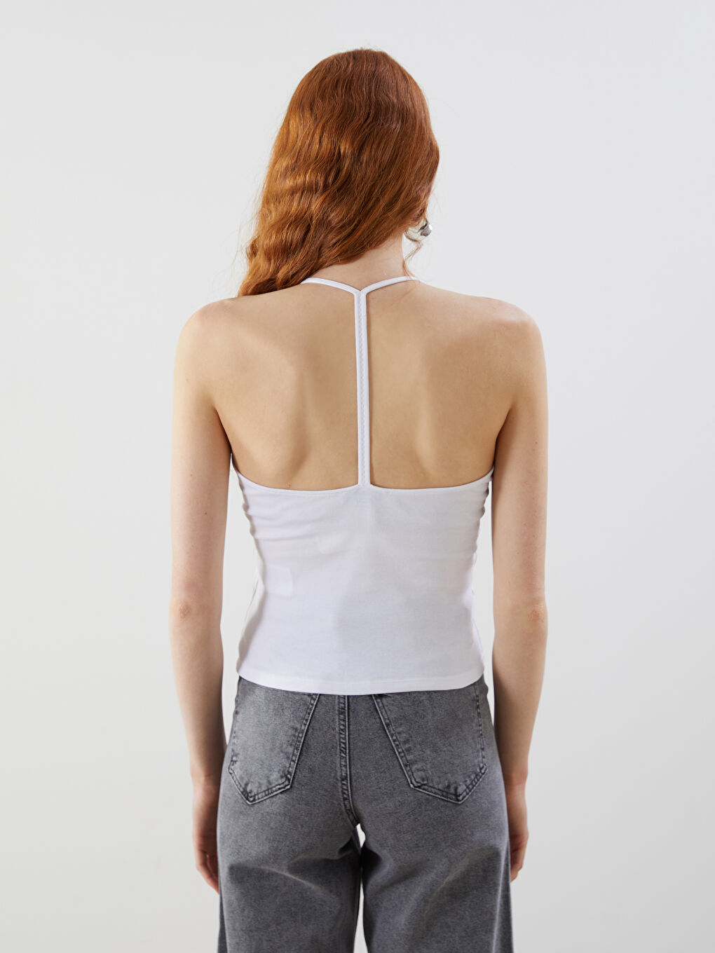 LCW Vision Woman WHITE Crop Top -S5IH10Z8-Q6K