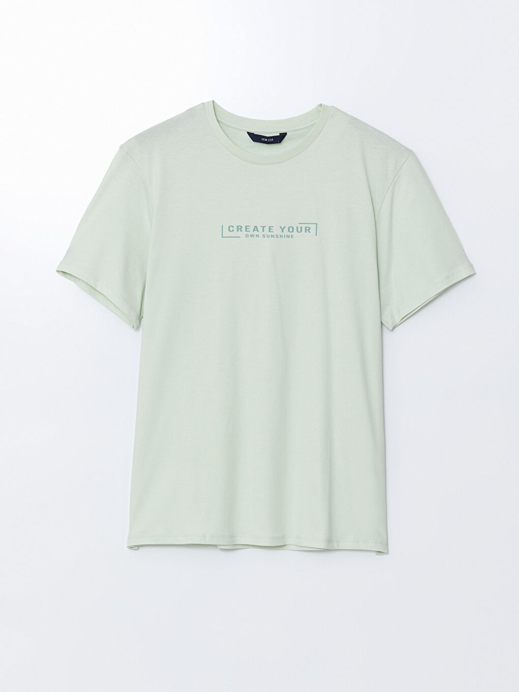 Crew Neck Short Sleeve Printed Combed Cotton Men's T-shirt -S5II65Z8-FY0