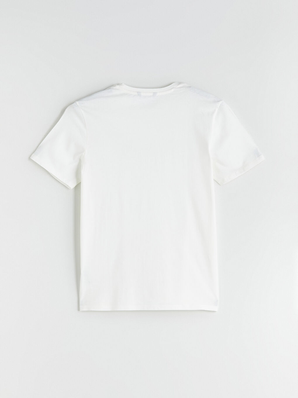 Crew Neck Short Sleeve Printed Combed Cotton Men's T-shirt-6